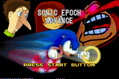 Sonic Epoch Title Screen